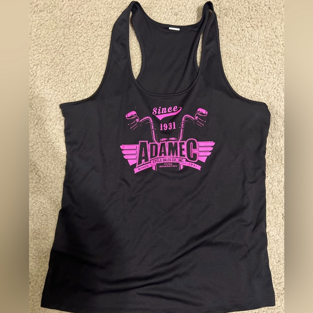 Women’s New black Harley Davidson tank top.